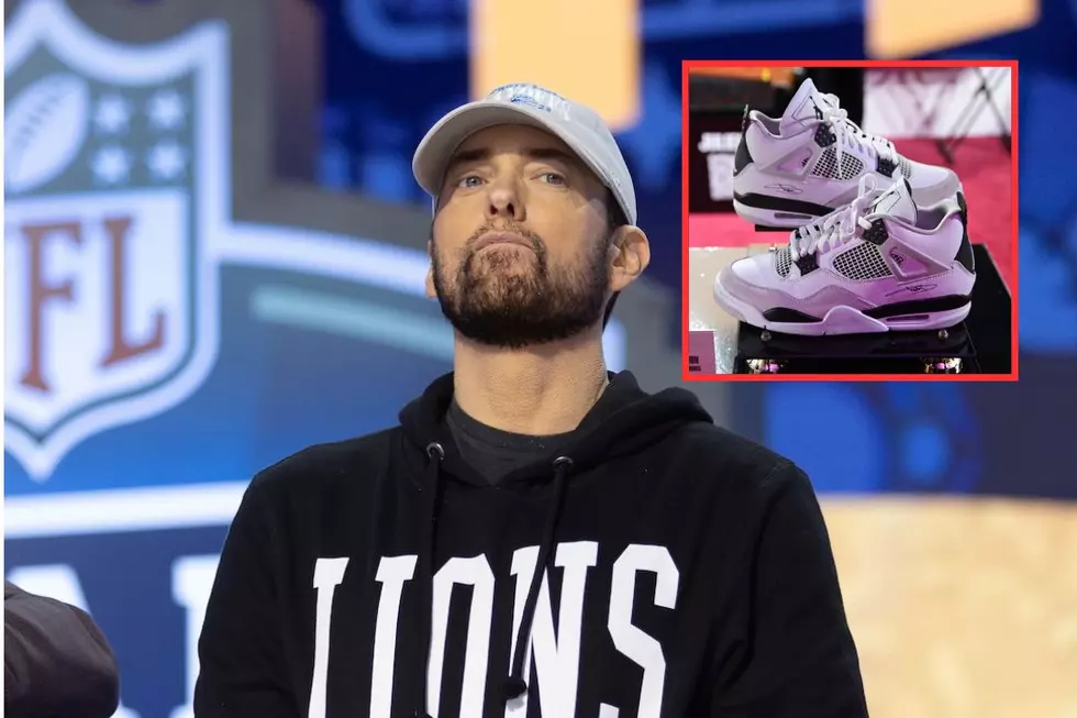 Signed Eminem Nike Air Jordans Sell for $5,120 at MusiCares Auction